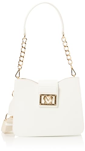 Love Moschino Damen Jc4331pp0iks0100 Schultertasche, Weiß