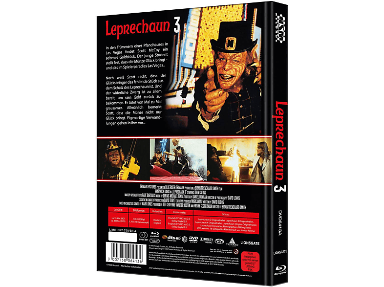 Leprechaun 3 (Mediabook Cover A) Blu-ray