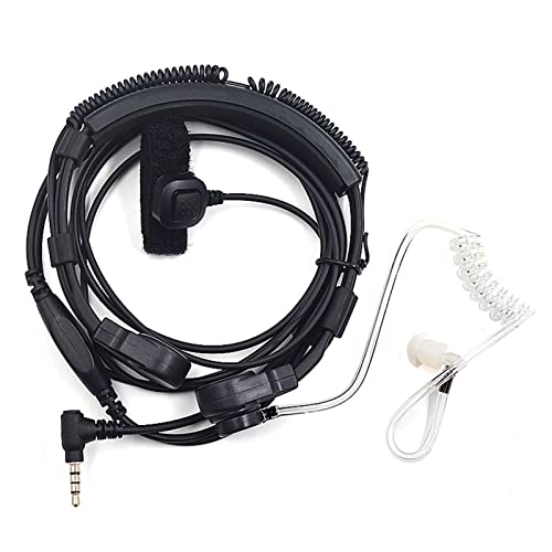 PANTZ Halsmikrofon Headset Mikrofon Ptt Walkie-Talkie-Radio fit for Yaesu