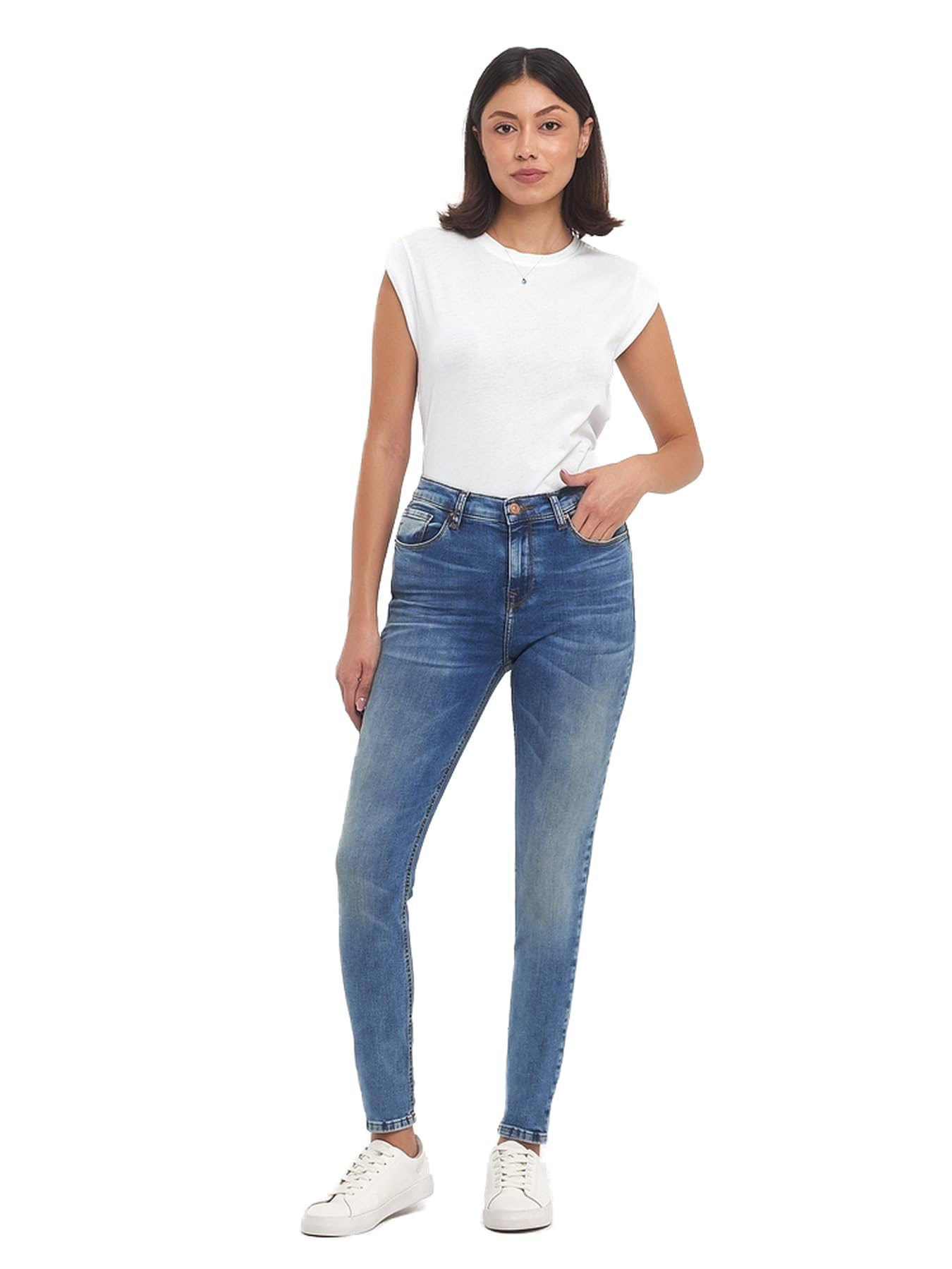 LTB Jeans Damen Amy X Jeans, Sior Undamaged Wash 51787, 31W / 28L