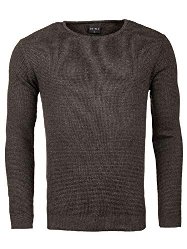 WOTEGA Structured Crew Neck Noah, Grau (Moonless Night 194203), XL