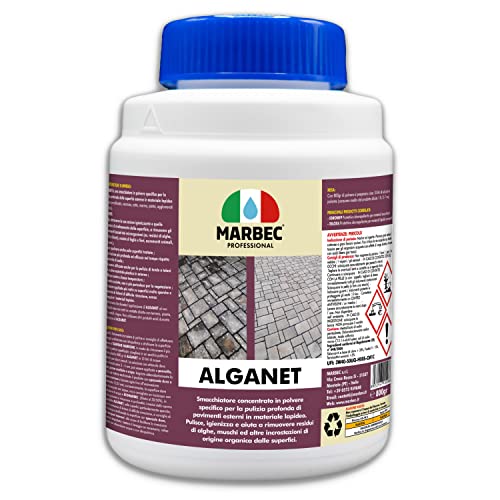 MARBEC ALGANET 800GR Reinigungsmittel zur Entfernung von Algen, Schimmel, Flechten und biologischen Verkrustungen auf Böden und Wänden