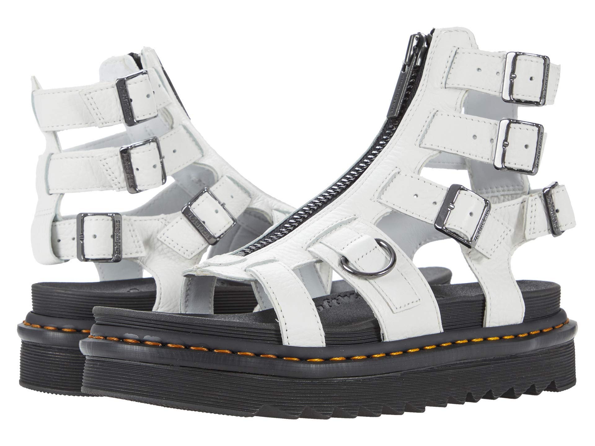 Dr. Martens Olson Sandale, Weiß White, 39 EU