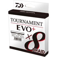 Daiwa Tournament X8 Braid EVO+ 0,10mm 135m Weiß geflochtene Angelschnur