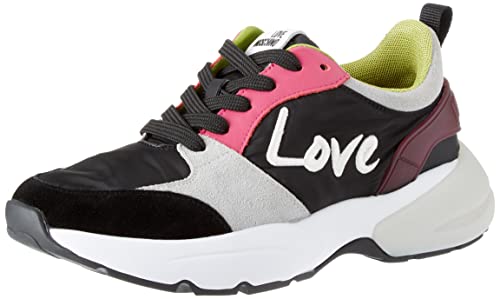 Pollini Damen Ja15555g0fio700a37 Sneaker, Schwarz, 37 EU