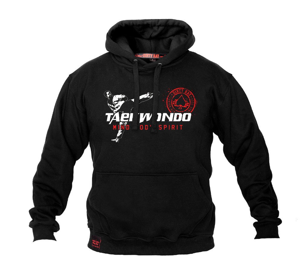 Dirty Ray Kampfsport Tae Kwon Do Herren Kapuzenpullover BDT15 (M)