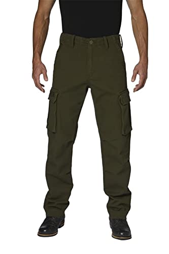 Rokker Cargo Motorrad Textilhose (Oliv,33)