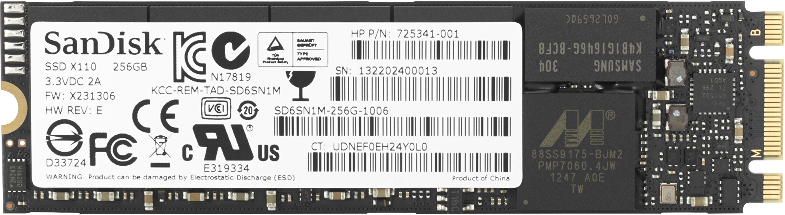 HP Turbo Drive Gen2 256GB M.2 SSD Drive