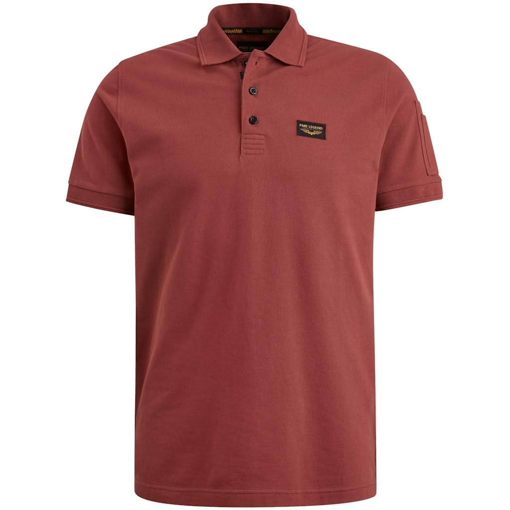 PME Legend Short Sleeve Polo Trackway Spiced Apple - XL