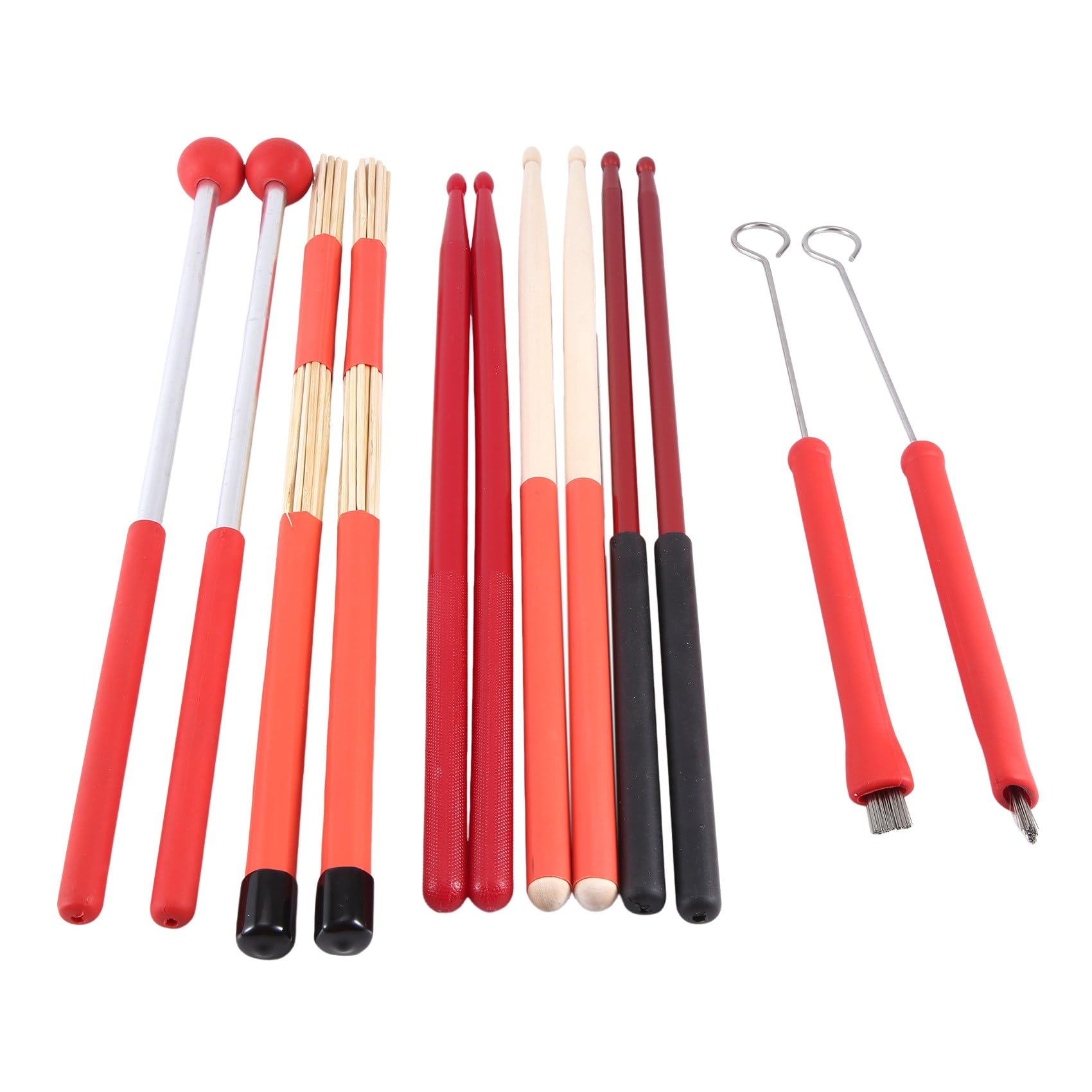 Naugan Drums Brushes Sticks Retractable Brush Sticks Sticks Brush Sets for Jazz Music Percussion Accessories