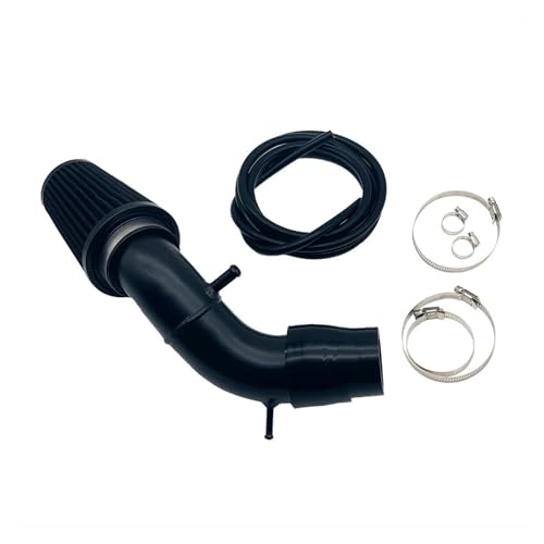 Induktion Schlauch Kit Für Abarth 500 595 695 Luftansaugset, Lufteinlass, High-Flow-Zufuhrsystem In Airbox-Position, Ersatz-Leistungsteile Auto Luftansaug(Black Silicone Hose)