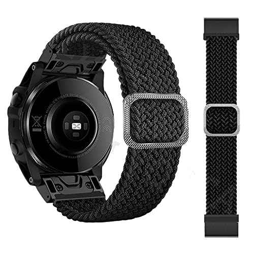 NEYENS Nylon-Armband für Garmin Enduro Watch Fenix 7X 7 6 6X Pro 5X Plus/TACTIX DELTA/MK2i/Forerunner 945, 26 mm, 22 mm, For Epix, Achat