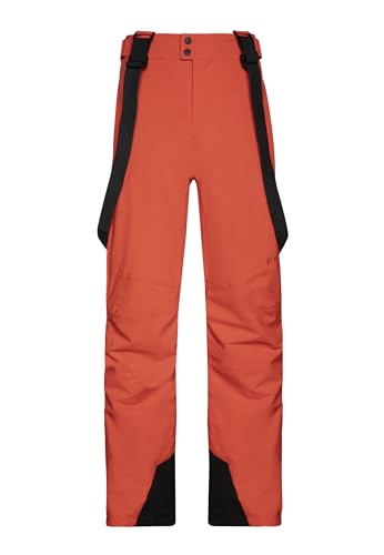 Protest Herren Skihose Owens 10K wasserdichte Und Atmungsaktiv Orange Fire M