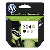 HP 304XL (N9K08AE) Original Druckerpatrone Schwarz mit hoher Reichweite für HP DeskJet 26xx