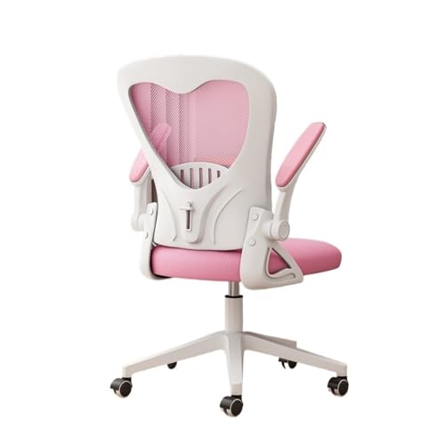 FUHAI-666 Bürostühle Bürostuhl, verstellbare Lordosenstütze und Armlehnen, hohe Rückenlehne, ergonomischer Bürostuhl, Schreibtischstühle mit gepolstertem Kissen Schreibtischstuhl(Pink)