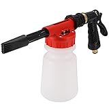 ALLOMN Foam Lance, Auto Schaum Pistole, Multifunktionale Auto Reinigung Schaum Pistole Auto Wasser Seife Shampoo Sprayer für Van Motorrad Fahrzeug 900ML