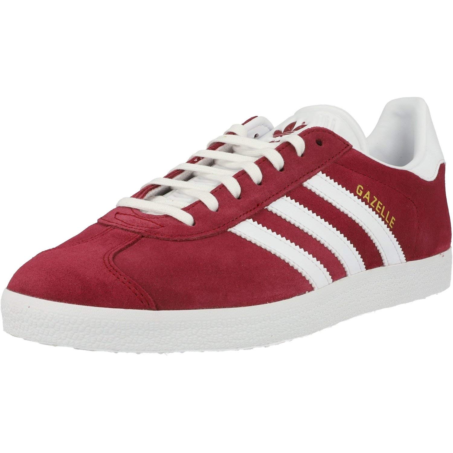 adidas Herren Gazelle Fitnessschuhe, Rot (Buruni/Ftwbla/Dormet 000), 43 1/3 EU