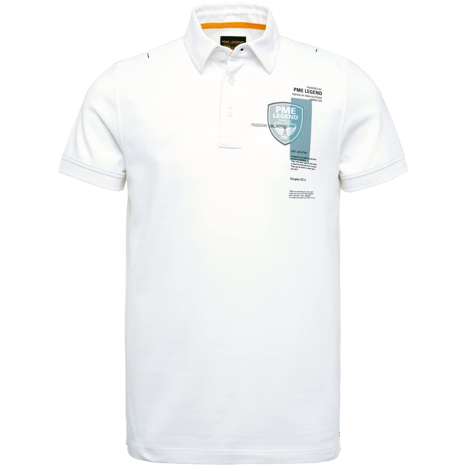 PME Legend Short Sleeve Polo Stretch Pique - M