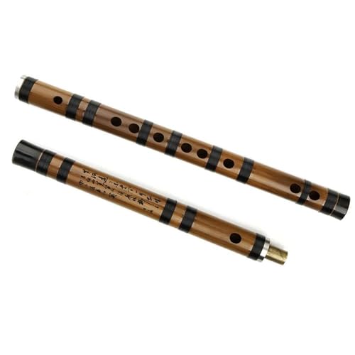 Bambusflöte Für Anfänger Chinesische Bambusflöte, traditionelles handgefertigtes Holzblasinstrument, weiße Kupferverbindung, Ganzes (Color : C)