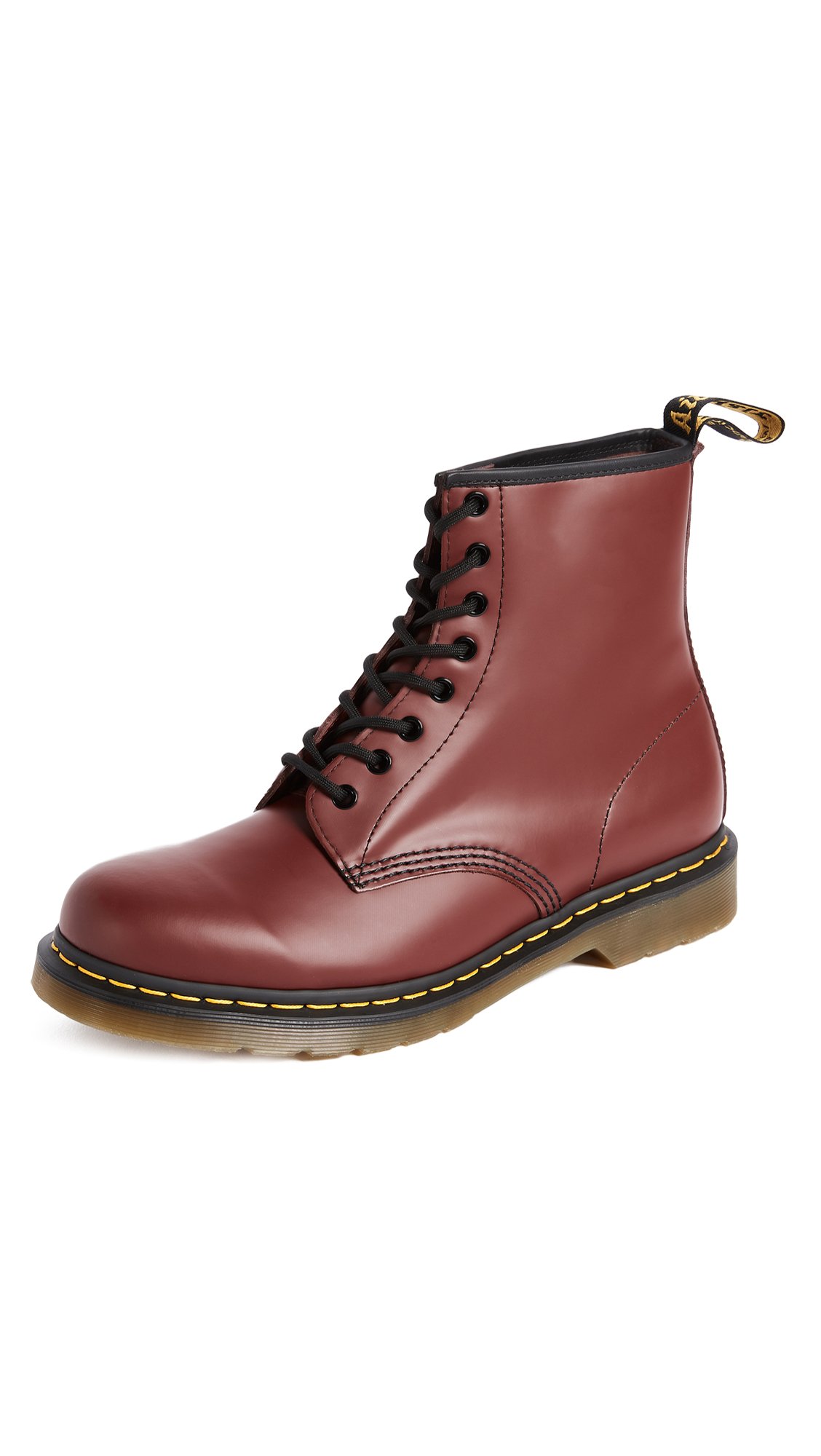 Dr. Martens 1460 Glatt, Erwachsene Unisex Stiefel,, Rot (Cherry Red), 47 EU