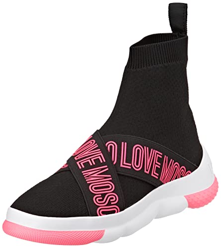 Pollini Damen Ja15224g0fizh00a35 Sneaker, Schwarz, 35 EU