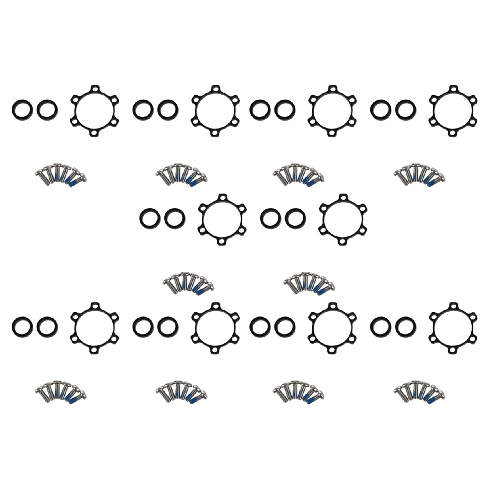SICOSALT 5X Fahrrad Naben Adapter Boost Hub Umwandlung Kit Vorne Hinten Boost Adapter