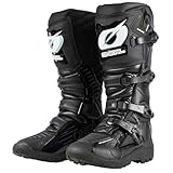 O'NEAL | Motocross-Stiefel | Enduro Motorrad | Fuß & Schaltzonenschutz, Mikrofaser Hitzeschutz, Perforiertes Innenfutter für bessere Belüftung | Boots RMX Enduro | Erwachsene | Schwarz | Größe 43