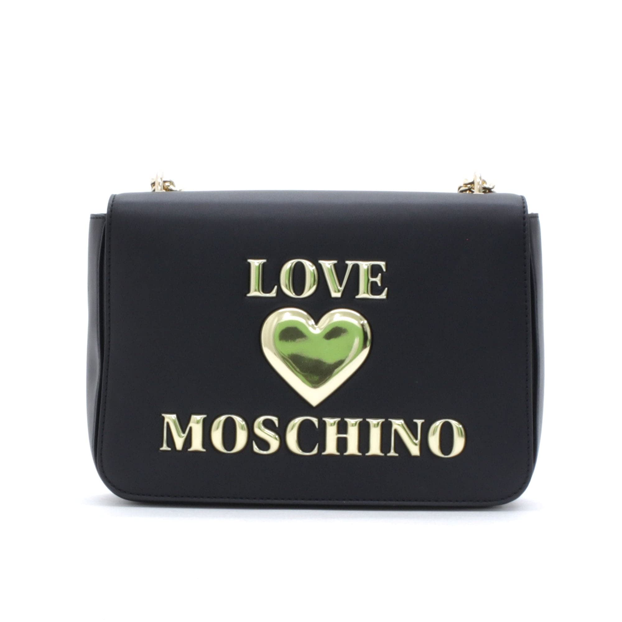 Love Moschino Damen Borsa A Spalla Da Donna Schultertasche, Pre Kollektion Herbst Winter 2021, Schwarz