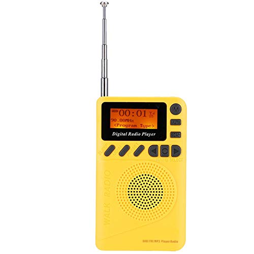 Digitales DAB-Radio, tragbares Mini-Digital-DAB/DAB + -Radio mit MP3-Player-Unterstützung 32G TF-Karte Stereo-FM-Radio Eingebauter Akku zum Wandern, Gehen oder Laufen.