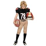 Widmann 58686 - American Football-Spieler Kostüm für Jungen, 5 bis 7 Jahre