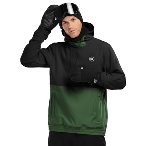 SIROKO - Skijacke W1 Evergreen - XL - Schwarz/Grün