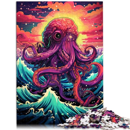 Puzzles als Geschenke, Tiere im Meer, Puzzle für Erwachsene, 1000 Stück, Holzpuzzle, Geburtstagsgeschenk, Geschenke für oder, Wandkunst, 1000 Teile (50 x 75 cm)