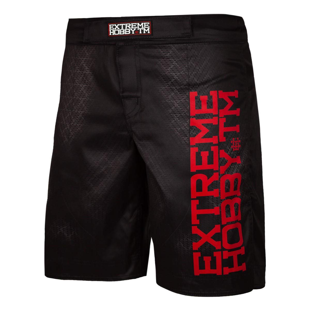 EXTREME HOBBY Grappling Kurze Hosen BLACK ARMOUR, Atmungsaktiv und Leicht, Boardshorts, Schnell Trocknend, 2-Wege-Stretch-System, Boxen, Kampfsport, MMA, Thaiboxen Größe XL