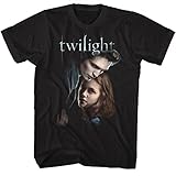 Twilight T-Shirt Ed and Bella Erwachsene Kurzarm T-Shirts Twilight Filme Grafik T-Shirts, schwarz, L