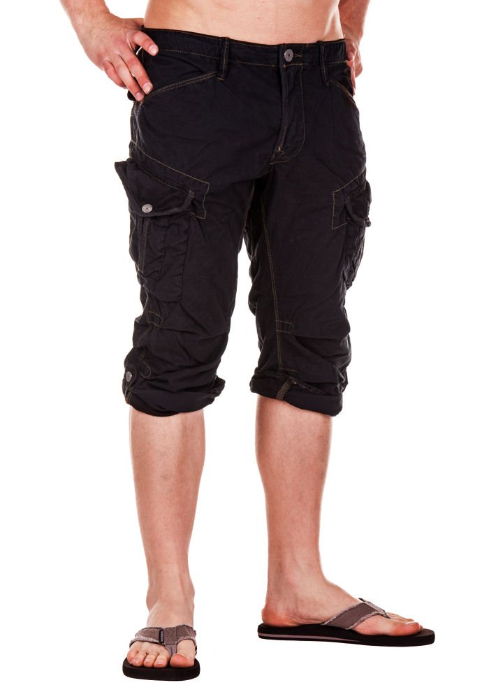 Jet Lag Herren Cargo Shorts Rio de Janeiro SDU Black W40