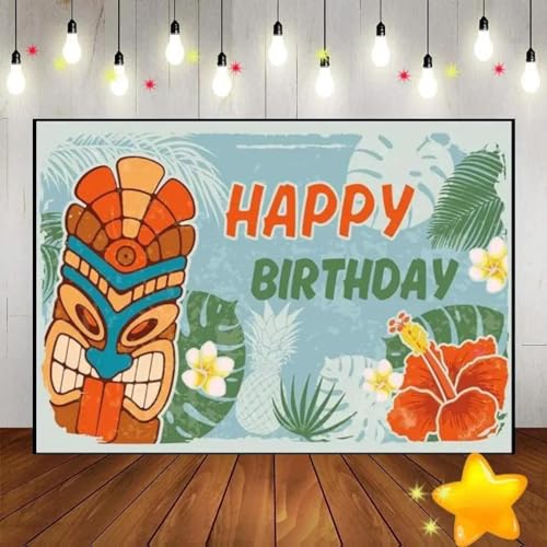 Sommer Tropische Hawaiianische Babyparty Hintergrund Der Atem der Jugend Foto Party Cust Geburtstag Hintergrund Befreit Banner 210X150cm