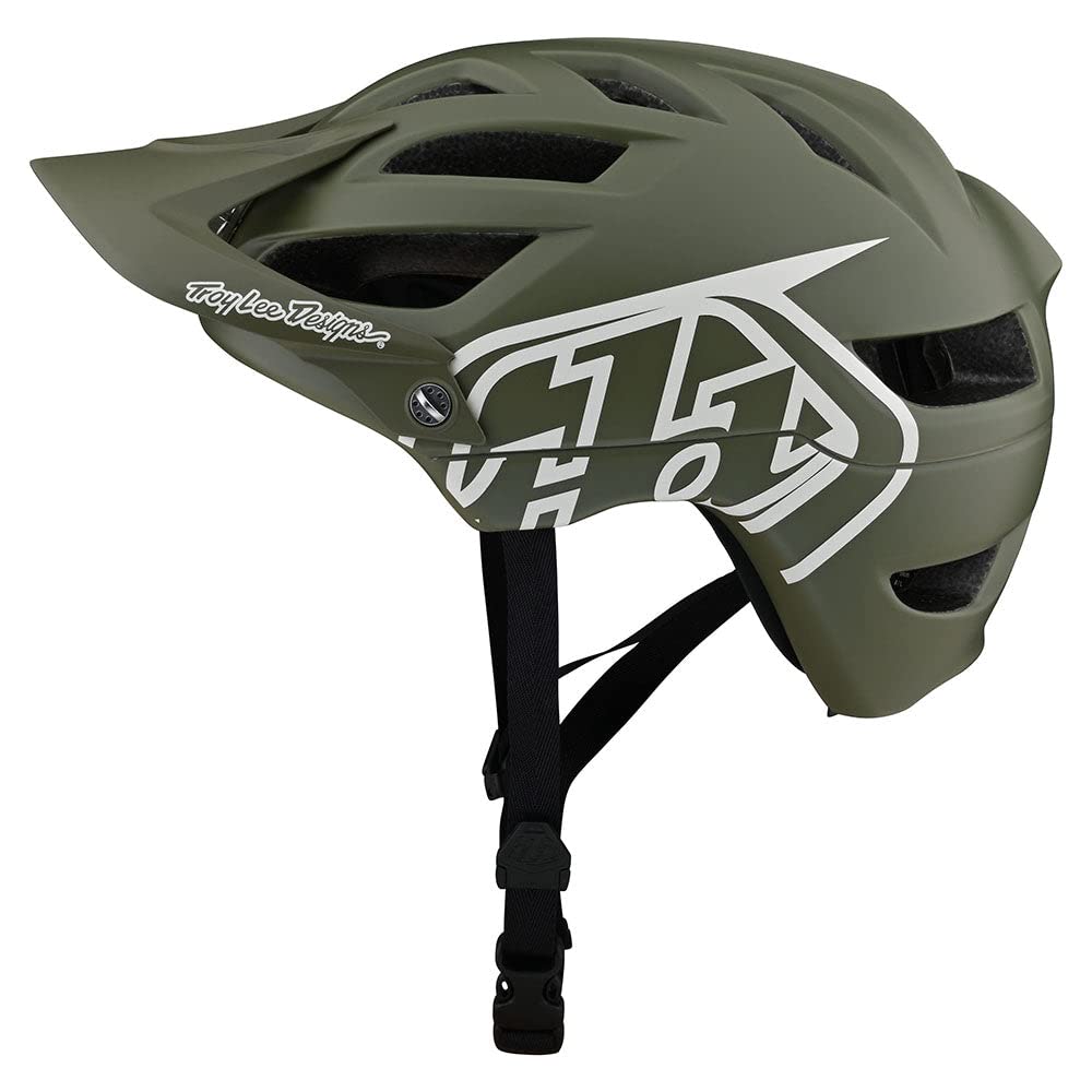 Troy Lee Designs A1 Helm Oliv Kopfumfang S | 54-56cm 2022 Fahrradhelm