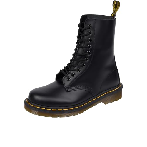 Dr. Martens 1490 Smooth 59 Last BLACK, Unisex-Erwachsene Combat Boots, Schwarz (Black), 45 EU (10 Erwachsene UK)