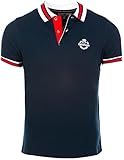 Karl´s People Herren Poloshirt Kurzarm K-129, Navy, L