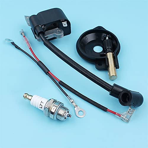 DOFABI Zündspule Ölpumpe Kill Switch Kit, for Husqvarna, 235 240 235E 240E Kettensäge 581063901 5450693-01 574719301 Kettensägen-Ölpumpenbaugruppe