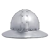 Mittelalter Eisenhut (Tellerhelm) Größe XL