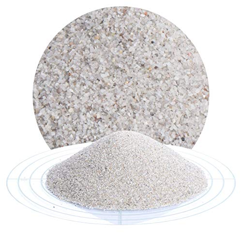 Fugensand natur 25 kg; grauer, feiner Quarzsand in verschiedenen Körnungen von Schicker Mineral, speziell geeignet für enge Fugen, Einkehrsand für Pflasterfugen (0,4-0,8 mm)