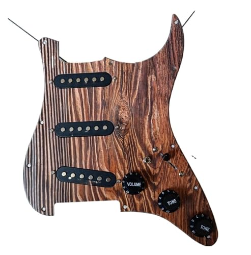 Schlagbrett Tonabnehmer für E Gitarre Vorinstalliert ST Pickguard Pickup Set SSS Einzel Schaltung Montage SD Pickup Elektrische Gitarre