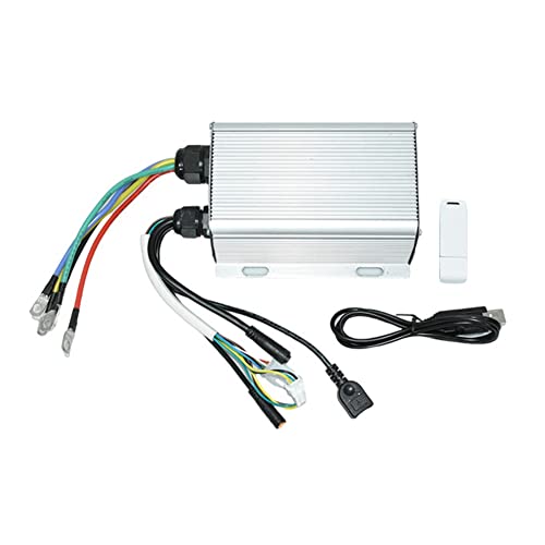 Pluuttiem Programmierbare Steuerung Fahrradsteuerung mit Programmierbarem Bluetooth für 32V-72V 45A Sabowatton Controller Wasserdichtes Systemkit