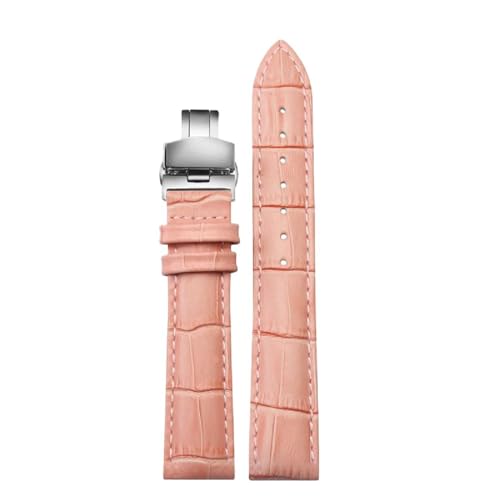 SpaRcz Echtes Lederarmband für Damen-Rindsleder-Ersatzbänder 12-18mm, Farbe 4, 12mm