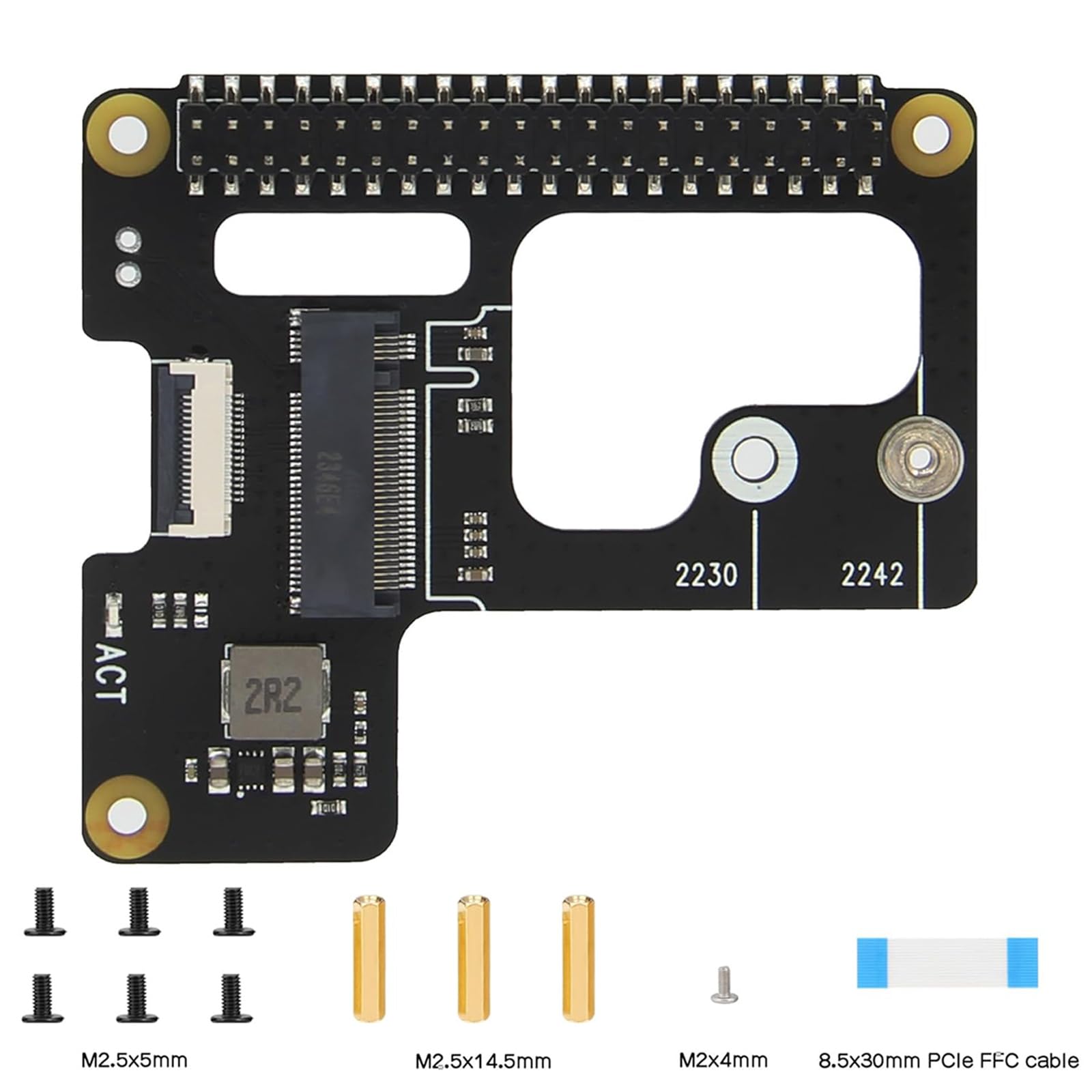 Osdhezcn X1000 PCIe M.2 Key M NVMe SSD Adapterlösung Schnelle Datenübertragung Und Verbessertes Zubehör Für Speicher Entwicklungsplatinen