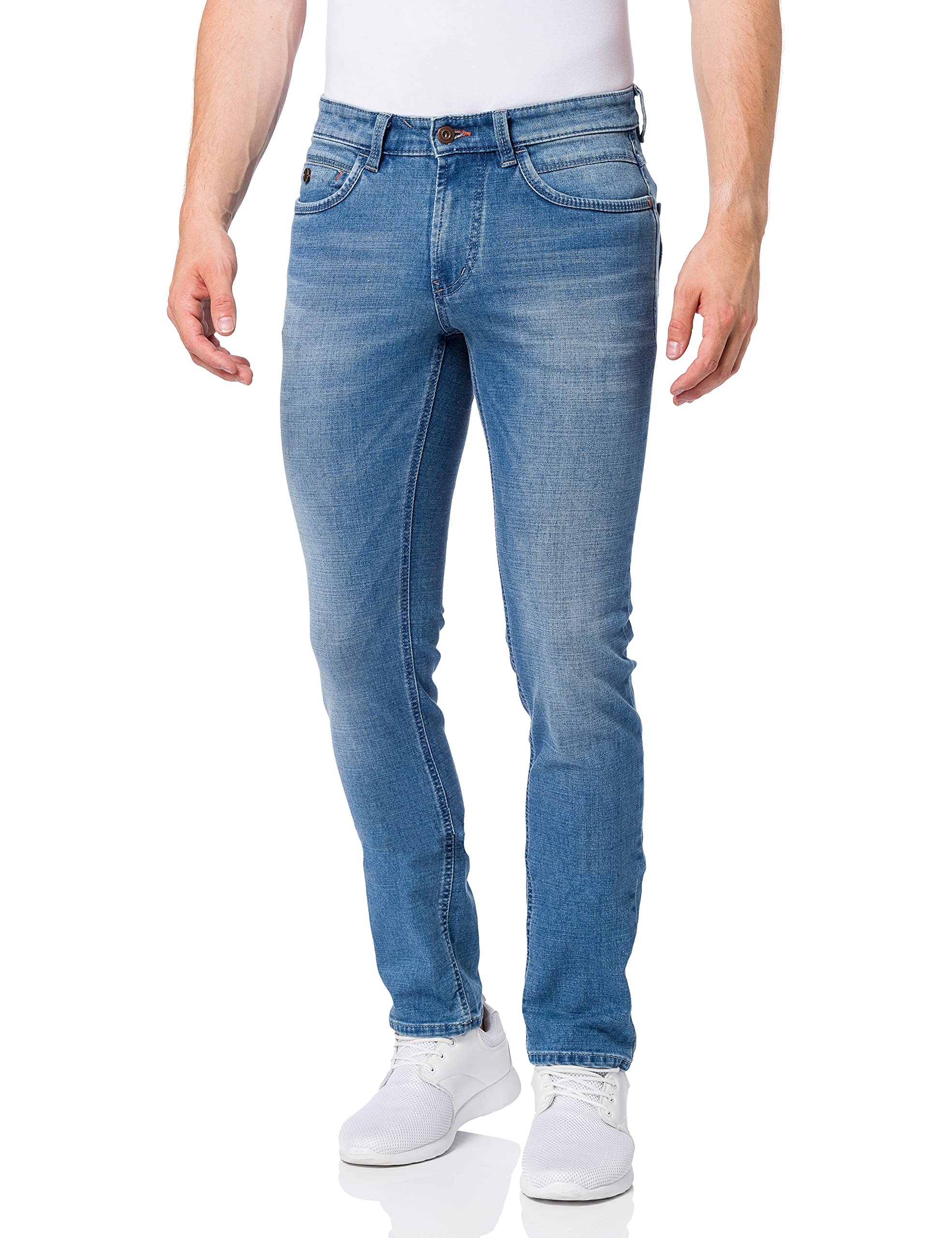 hattric Herren Harris Cross-Denim Hose, Blau (Light Blue 41), W42/L30(Herstellergröße: 42/30)