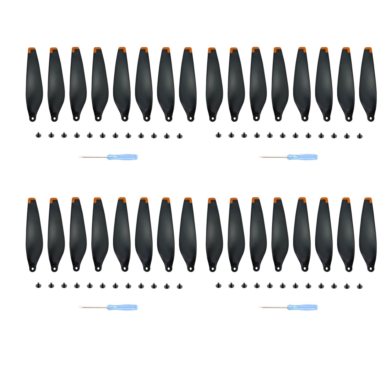 Drohnenzubehör for DJI MINI 4 PRO Propeller Ersatzteil 6030F Propellerblatt Leichtgewicht Flügelventilatoren Drone Ersatzteile Das ist austauschbar(4 sets orange)