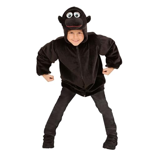 "GORILLA IN SOFT PLUSH" (hoodie with mask) - (98 cm / 1-2 Years)