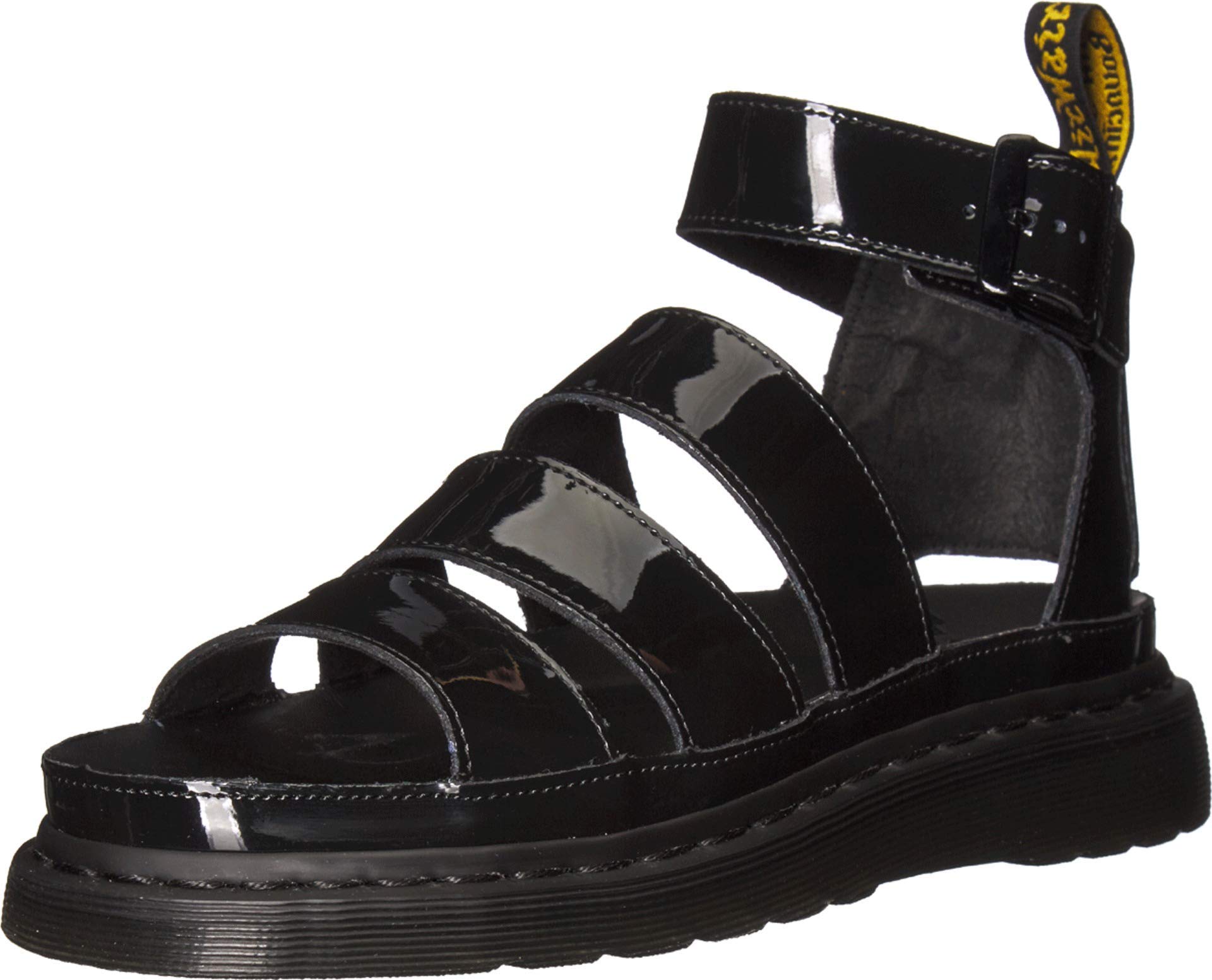 Dr. Martens Damen Clarissa II Sandalen mit Knöchelriemen, schwarz 1, 37 EU